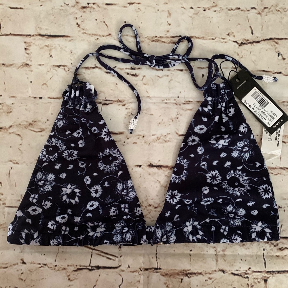 Tavik “lily” triangle top Medina evening blue